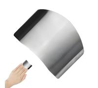 Metal Finger Shield Cutting - Stainless Guard Accessory,Hand Safety Kitchen Helper,Slicing Detail for Produce Preparation,Utensil Category Added Function,Cooking Use for Cucumber Potato Veggie Foods