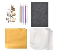 Metal Foil Embossing & Tooling Sets - Embossing Foil and Tool Kit | Aluminum FoilEmbossing Art | Comfortable Grip Aluminum Foils Sheets Crafting Kit for Classroom Projects Holiday Crafting Greeting