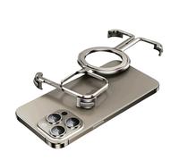 Metal Frame Magnetic Charging for iPhone Case,Metal Frameless Protective Shock, Frameless Phone Case Compatible with iPhone 16/15/14/13Pro MAX (For iPhone16 Pro MAX,Primary)