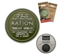 Metal Gear - Abridor de botellas de ración sólida con reverso magnético