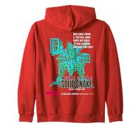 Metal Gear Box Art Japan Retro Gamer Classic 8 bits Stealth Sudadera con Capucha