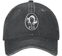 Metal Gear Solid Fox Hombres Mujeres Gorra De Béisbol Peso Ligero Gorra-Deportiva Clásica Protección Solar Gorras para Viaje Hip Hop Caza