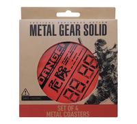 Metal Gear Solid Set of 4 Metal Coasters