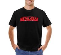 Metal Gear Solid - T-Shirt Custom t Shirt Custom t Shirts Tees Men Workout Shirt Black S