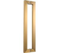 Metal Glass Door Pulls Grab Easy to Install,Door Pull Handle Internal External, Contemporary Door Handles Two-Side Design, Shower Basement Patio Door(Gold,Length 60cm(24inch))
