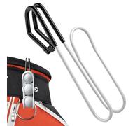 Metal Golf Ball Holder, Rustproof Organizer Clip, 7.36x2.95 Inches Golf Accessory Storage Rack, Sturdy Ball Carry System, Compact Bag Attachment Design, Sports Gear for Course Driving Range Use