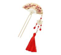 Metal Hair Pin - Beaded Chinese Chopstick, Women Bun Decor | Elegant Metal Hair Stick for Long Thick Updo Bun Home Office School Outdoor Birthday Party Wedding