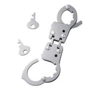 Metal Handcuffs For Adults, Realistic Pretend Play Toy with Keys