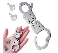 Metal Handcuffs For Grownups | Realistic Pretend Play Relaxing with Keys |