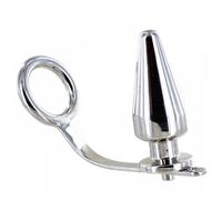 METAL HARD - ANILLO ACERO CON PLUG ANAL 80 X 55 MM