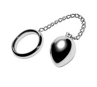 Metal Hard Cock Ring 40mm Cadena con Bola Metal 1ud