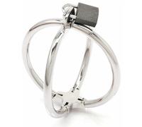 METAL HARD Criss Cross - Esposas de acero inoxidable