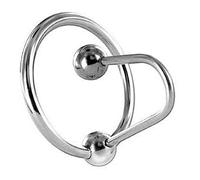 METAL HARD Anillo Glande Con Plug - Acero De Alta Calidad Para Uso Confortable