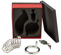 Metal Hard Metal Hard Jaula De Anillos De Castidad Para El Pene 400 g