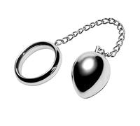 Metal Hard Metalhard Cock Ring 40Mm + Cadena con Bola Metal 21 g