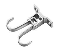 Metal Hooks Ceiling Hanger, 180°/360° Rotating Organizer Rack for Wall and Under Cabinet Use, Multi-Functional Swivel Hook Holder for Bathroom Kitchen Storage and Space Saving Organization 30kg