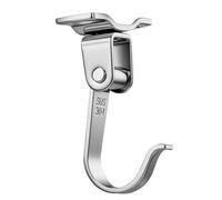 Metal Hooks Ceiling Hanger, 180°/360° Rotating Organizer Rack for Wall and Under Cabinet Use, Multi-Functional Swivel Hook Holder for Bathroom Kitchen Storage and Space Saving Organization 30kg