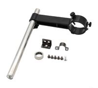 Metal Hot Air Clamp Bracket Vertical Fixing Tool Black | Secure handpiece holding, prevents tipping, stable base, para ideal for para smd rework tasks