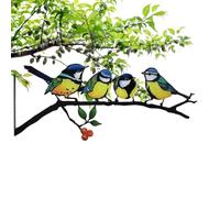 Metal Hummingbird Wall Decor - 3D Iron Sculpture | Colorful Yard Art Set