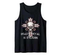 Metal Is Religion Heavy Metal Rock Música Camiseta sin Mangas