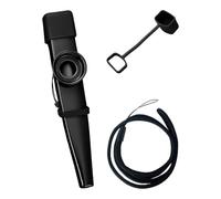 Metal Kazoo - Instrumento musical portátil ligero con sonido claro, kazoo sin deslizamiento para niños y adultos | Kazoo de grado profesional para amantes de la música, juguete compacto para