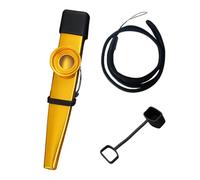 Metal Kazoo - Manguera De Viento Antideslizante, Juguete Musical Compacto | Instrumento De Sopladores De Música De Mano, Portátil Kazoo Sound Maker Para Adultos Music Fans O Oferta De Regalo En