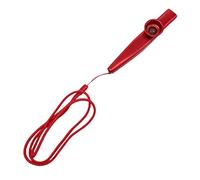 Metal Kazoos Instrumentos Musicales Flautas Diafragma Boca Kazoos Instrumentos Musicales Buen compañero para Amantes de la música de Guitarra (Rojo)