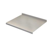 Metal Kitchen Cutting Board - Anti Slip Raised Edge Work for Stainless Prep Plate | Steel Food Chopping with Board, Vegetables Meat Dough Pastry for Baking Home Cooking Station