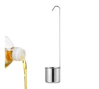 Metal Kitchen Funnel,Transferring Oil Funnel Stainless Steel Aerating - 1 Piece Large Mouth Tool for Liquid, Oil, Juice, Milk, Dry ingredints & Powder