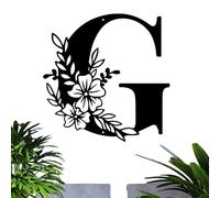 Metal Letter Wall Decor Sign For Home, Rustic Decorative Wall Art Alphabet Sign For Front Door, Living Room, Porch, Patio, Or Balcony, Stylish Hanging Accent For Indoor Outdoor Display
