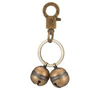 Metal Loudly Anti Perdido Pequeñas Campanas Llavero Hombres Mujeres Mochila Lindo Pareja Colgante Llavero Cumpleaños Año Nuevo Regalos Collar de Perro para Senderismo para Loudly