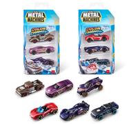 Metal Machines Color Change Car Series 4, (Paquete de 6), los Estilos Pueden Variar Juguetes Carreras coleccionables, Autos fundidos a presión, 6 Pack (ZURU 67116)