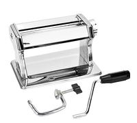 Metal Manual Clay Rolling Machine, Polymer Clay Press with 6 Adjustable Thickness Settings, Non - Slip Base and Rocker Handle for Uniform Blending, Smoothing and Conditioning Clay