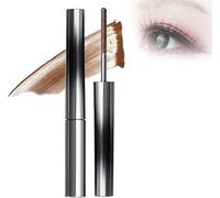 Metal Mascara,3D Curling Eyelash Iron Mascara,Judy Doll Mascara,Bristleless Mascara,Non-Clumping,Smudge Proof,Flake Proof,Long Lasting (Brown)
