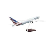Metal Modelo Aeromodelismo 1:157 para B777 Modelo Avión Resina En Miniatura Fundido A Presión con Luz Y Tren Aterrizaje con Ruedas para Colección Miniatura a Escala