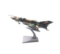 Metal Modelo Aeromodelismo 1:72 para El Modelo De Avión De Simulación De Caza Clásico MiG 21 De Aleación Terminado como Recuerdo Miniatura a Escala