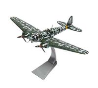 Metal Modelo Aeromodelismo 1:72 para El Modelo De Caza Bombardero De Aleación He111 Decoraciones De Escritorio Falsas Miniatura a Escala