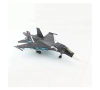 Metal Modelo Aeromodelismo 1 72 para La Fuerza Aérea Rusa Su-34 Cazabombardero Avión De Ataque De Metal Modelo Militar Pantalla Estática Miniatura a Escala