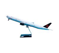 Metal Modelo Aeromodelismo Avión De 47cm con Ruedas Y Luces LED para Boeing B777-300er Air Canada Modelo De Avión Set De Regalo 1:158 Miniatura a Escala