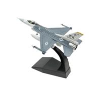 Metal Modelo Aeromodelismo Modelo De Avión De Combate De Aleación F16C A Escala 1:100 para El Hogar, Dormitorio, Estantería, Sala De Estar, Decoración De Escritorio. Miniatura a Escala