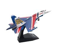 Metal Modelo Aeromodelismo Modelo De Avión De Combate Ruso SU-35 Aleación De Metal Escala 1:100 Estático Militar para Colección Miniatura a Escala