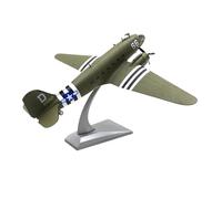 Metal Modelo Aeromodelismo Modelo De Avión De Transporte Douglas C-47 DC3 Simulación De Aleación Colección De Decoración Escala 1:100 Miniatura a Escala