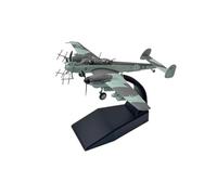 Metal Modelo Aeromodelismo Recuerdo De Colección Modelo Avión Combate Alemán Messerschmidt BF110 La Segunda Guerra Mundial Escala 1:100 Miniatura a Escala