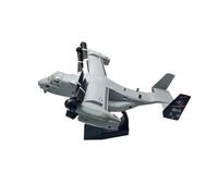 Metal Modelo Aeromodelismo Réplica De Metal Fundido A Presión del Avión De Combate Osprey V-22 con Rotor Basculante, Escala 1:72 Miniatura a Escala