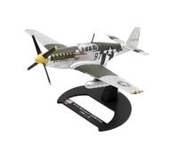 Metal Modelo Aeromodelismo Réplica del Avión De Combate Mustang P51B 1944 Modelo De Metal Fundido A Presión para Colecciones Escala 1:72 Miniatura a Escala