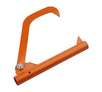 Metal - Multiherramienta indispensable para silvicultura de 45 cm, gancho para troncos, herramienta oblicua resistente antioxidante, multiherramienta forestal, soporte para troncos