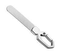 Metal Nail File, doble lateral acero inoxidable Fingernail and Toenail Grinding Tool, Precision Manicure Accessory for Women and Men, Professional Grooming