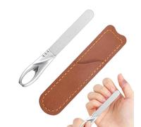 Metal Nail File, Double Sided Manicure Tool, Portable Fingernail Grinder