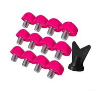 Metal Nylon Soccer Cleats 12pcs M5 Thread Size(pink) | Nylon metal build, weather resistant, para durable wear, long lasting, various colors