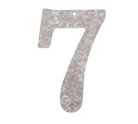 Metal Pagar 7, galvanizado altura 12cm Número cifra